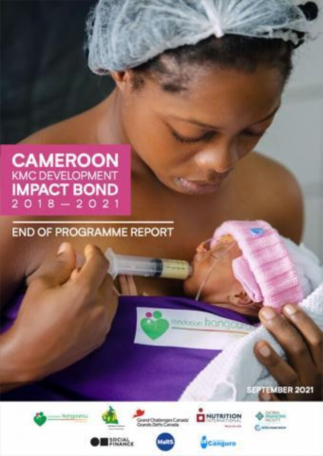 Preview of the PDF titled Cameroon kangaroo mother care development impact bond: End of programme report