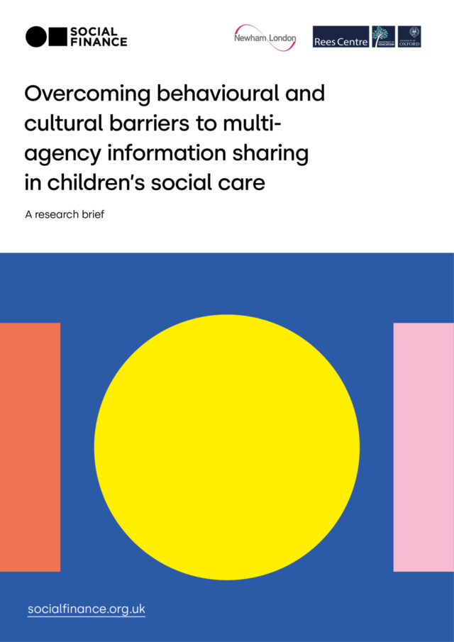 Preview of the PDF titled Overcoming behavioural and cultural barriers to multi-agency information sharing in children’s social care