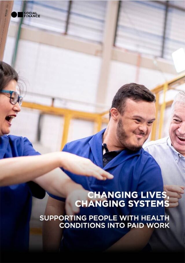Preview of the PDF titled Supporting people with health conditions into paid work