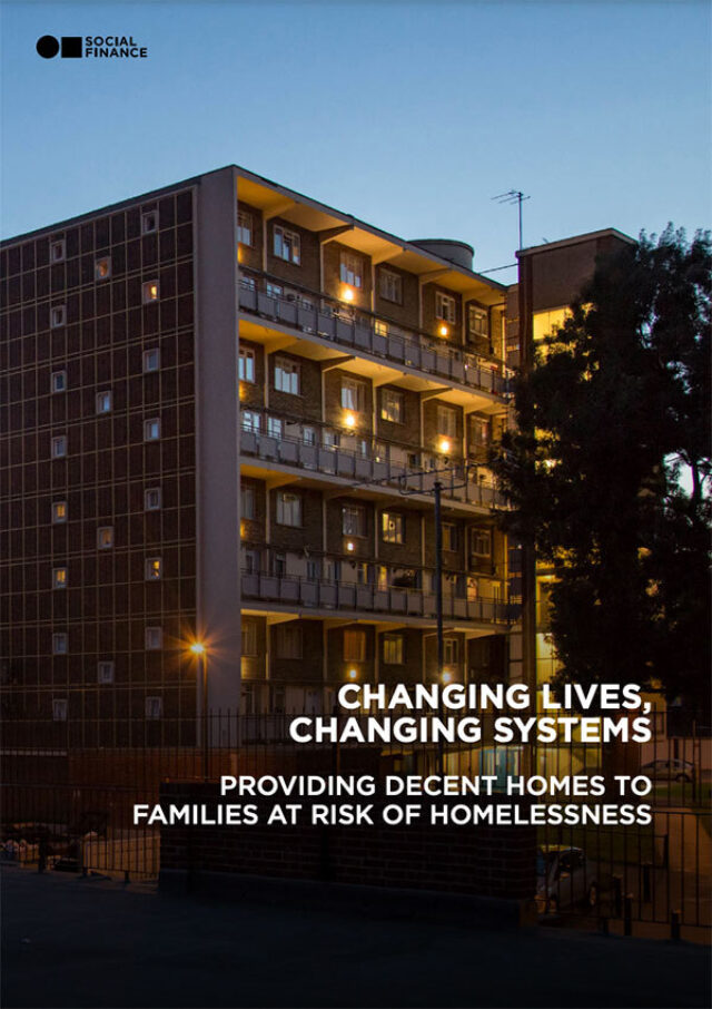 Preview of the PDF titled Providing decent homes to families at risk of homelessness