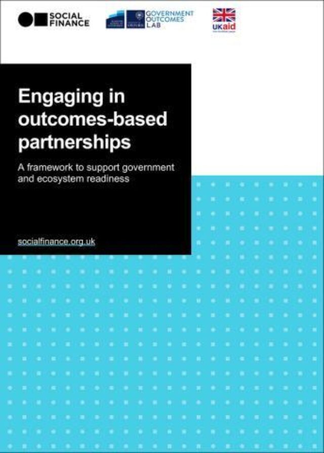 Preview of the PDF titled Engaging in outcomes-based partnerships: Frameworks to support ecosystem and service provider readiness