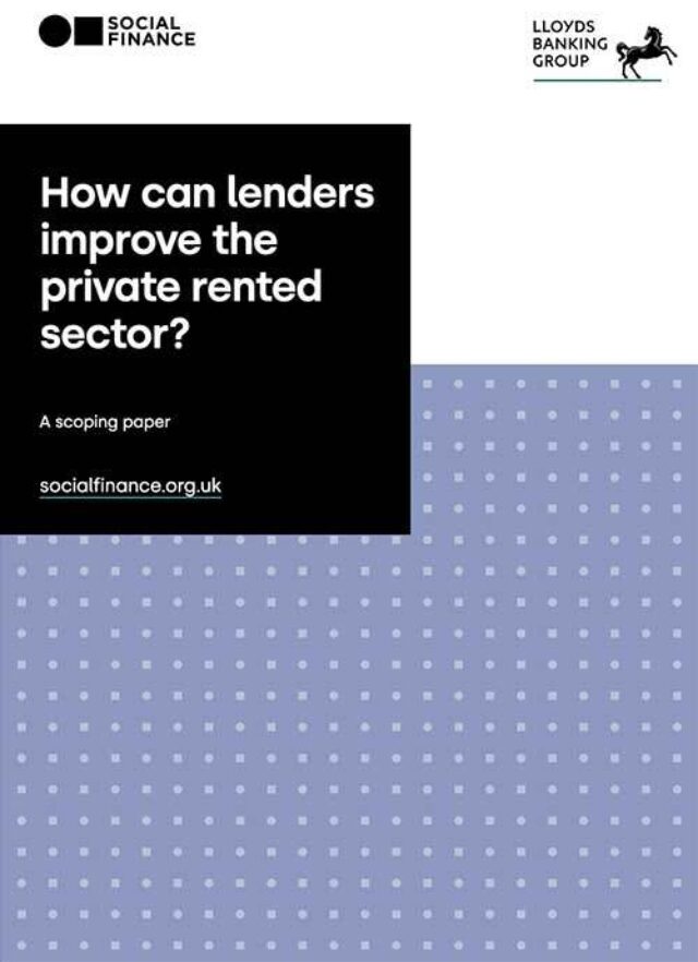 Preview of the PDF titled How can lenders improve the private rented sector?