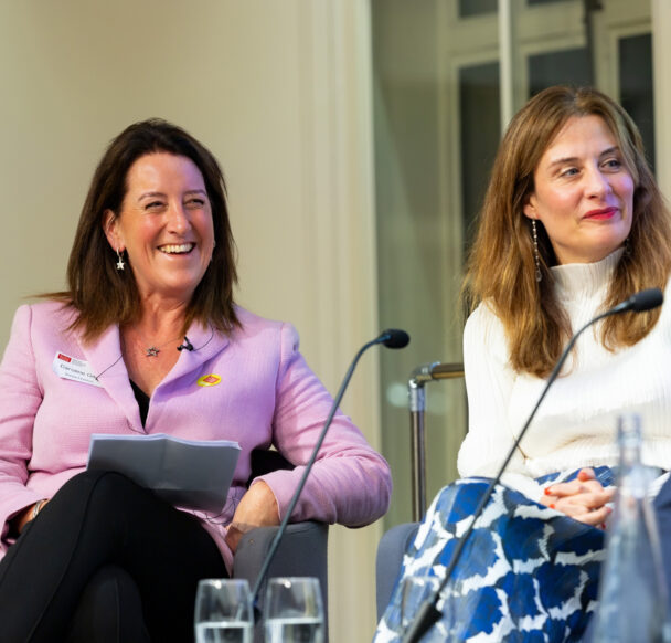 Caroline Gadd Chief Executive Social Finance & Gemma Peters CEO Macmillan Cancer Support