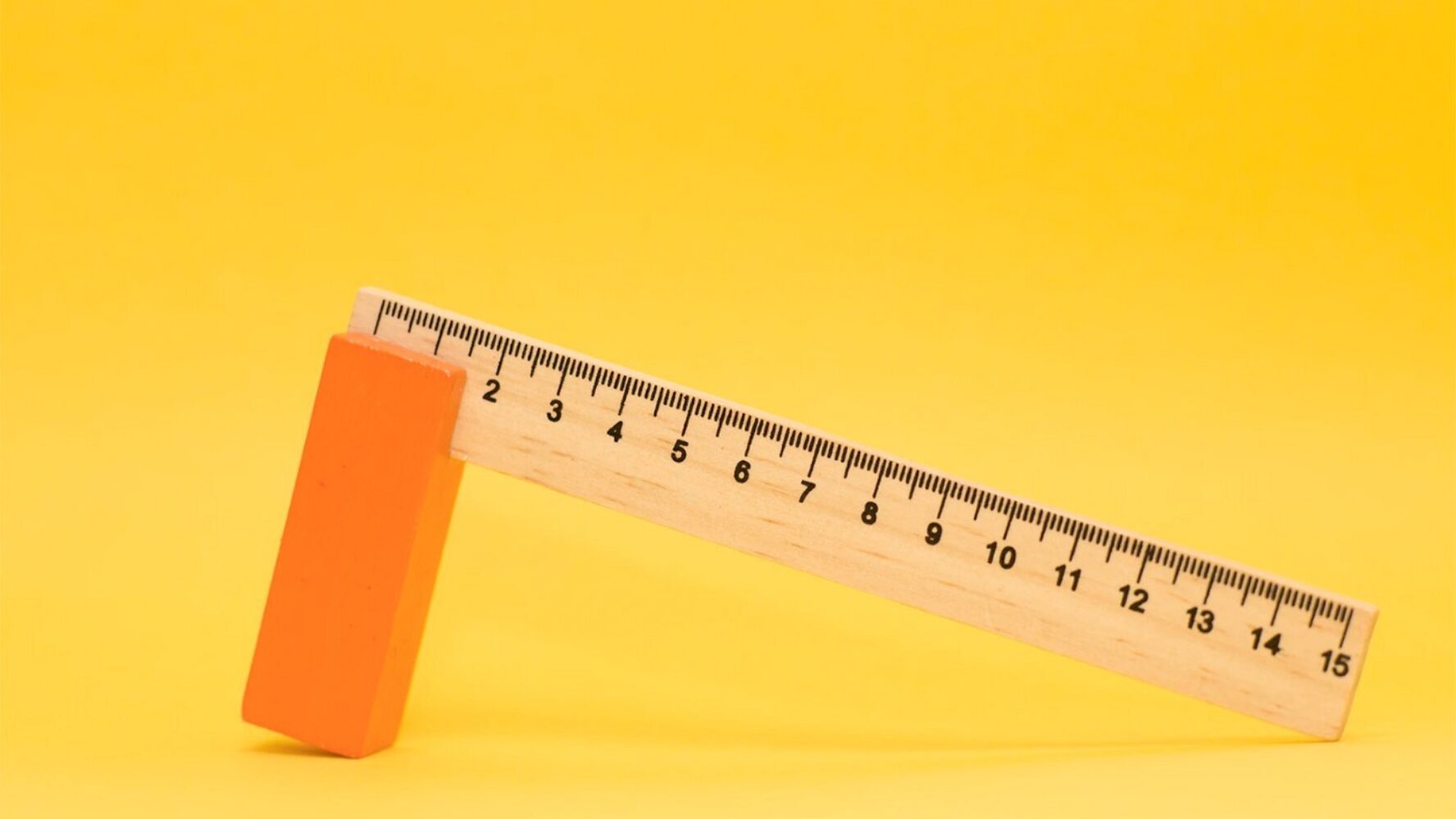 A ruler, or set square